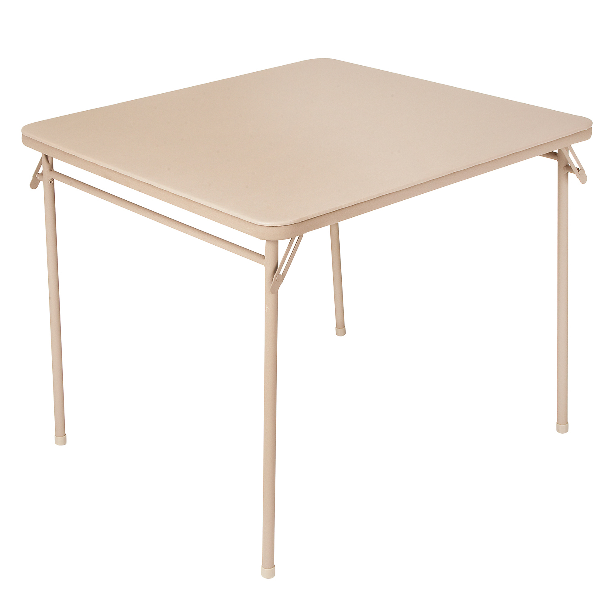 Cosco, 34in. Square Vinyl Top Folding Card Table, Height 28.38 in, Width 33.81 in, Length 33.81 in, Model# 14696ANT1E
